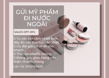 Dịch vụ gửi mỹ phẩm đi Mỹ