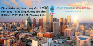 Dịch vụ vận chuyển máy làm trang sức đi Texas