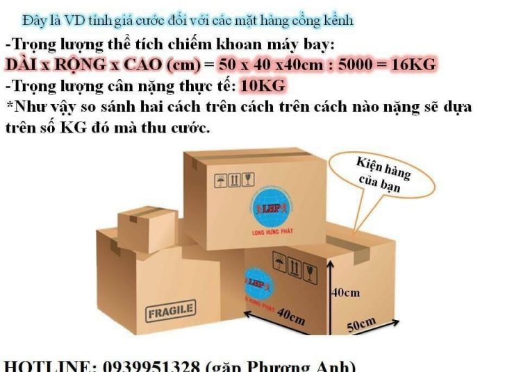 Giá cước gửi hàng đi Canada giá rẻ