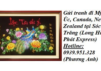 Gửi tranh đi Mỹ chuyển nghiệp