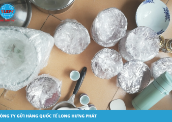 Gửi chén bát đi Nhật