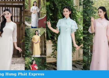 Gửi áo dài đi Hàn Quốc