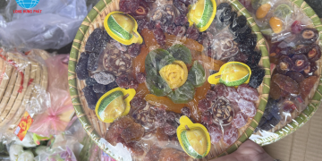 Gửi mứt dừa đi Hàn Quốc