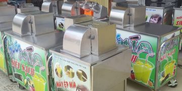 Gửi máy ép mía đi Nhật