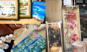 Gửi tranh đi Nhật