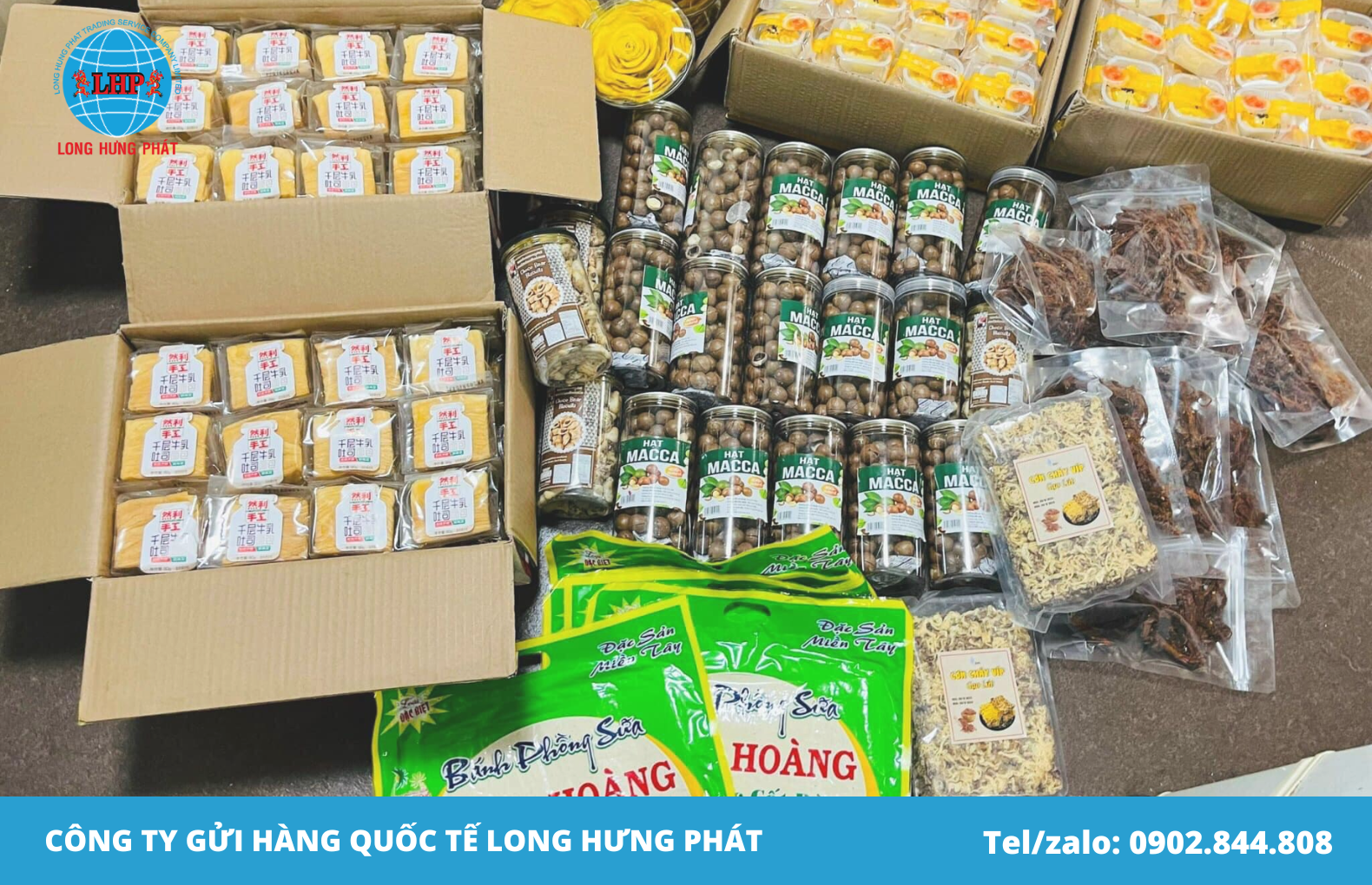 Gửi mì gói đi Hàn Quốc