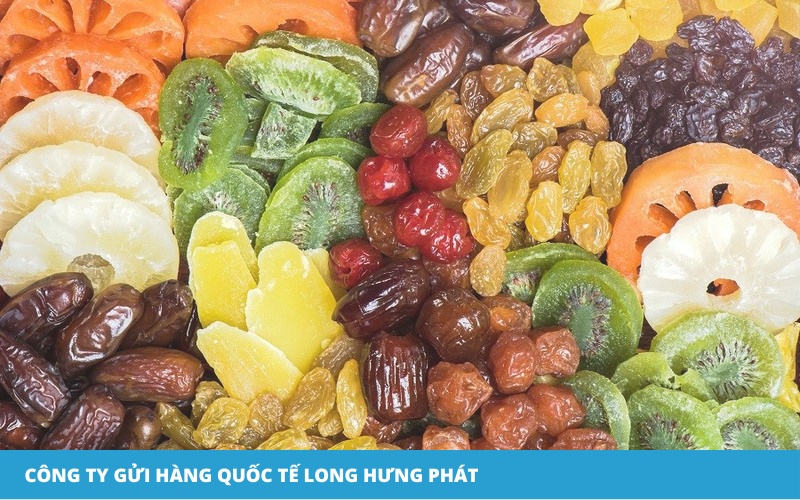Gửi trái cây sấy đi Hàn Quốc